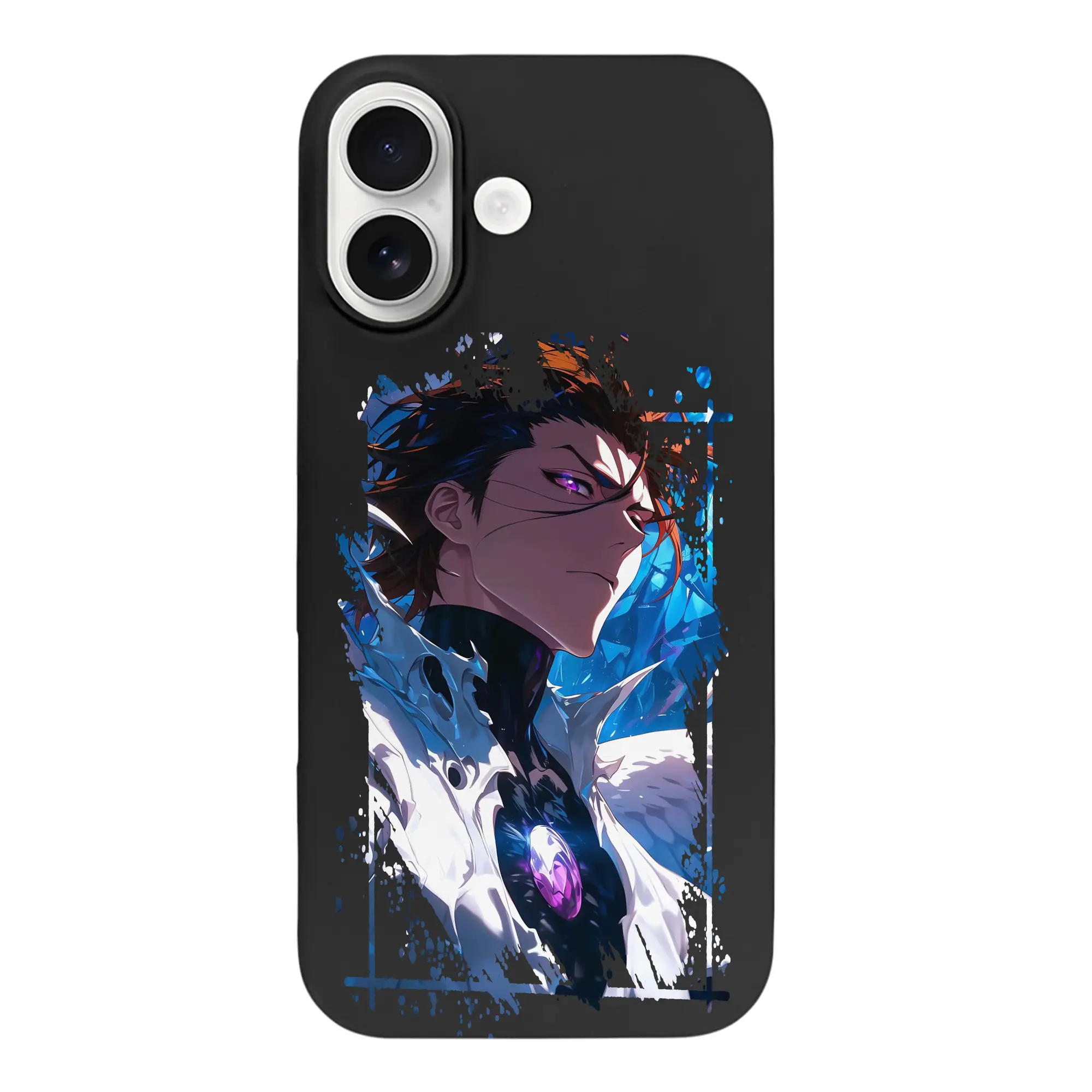 ブリーチ グッズ 藍染 惣右介 - iPhone 17 シリーズ シリコンケース 薄型 耐衝撃 指紋防止 ソフトタッチカバー 精密フィット 傷防止 保護ケース iPhone 17/17 Air/17 Pro/17 Pro Max 対応